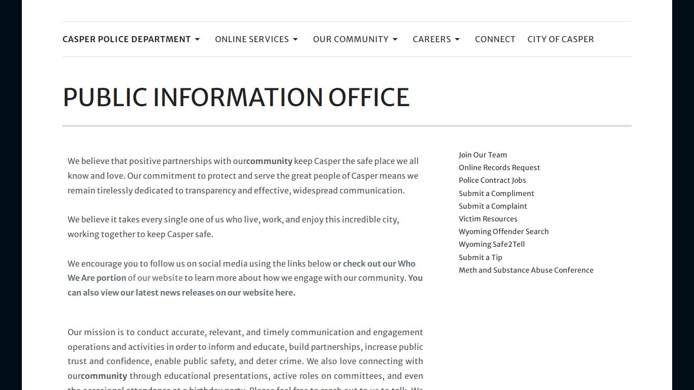 Public Information Office